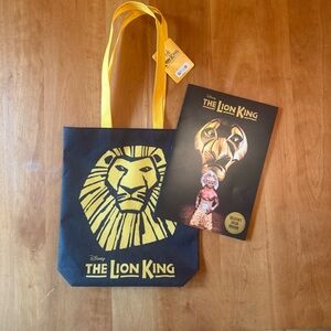Disney Lion King Tote Bag and Booklet